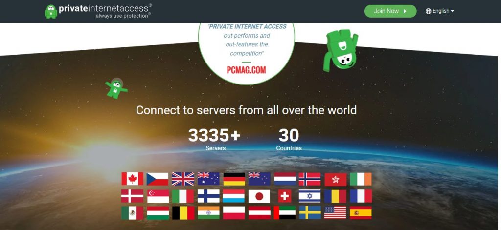 Maak verbinding met servers van over de hele wereld